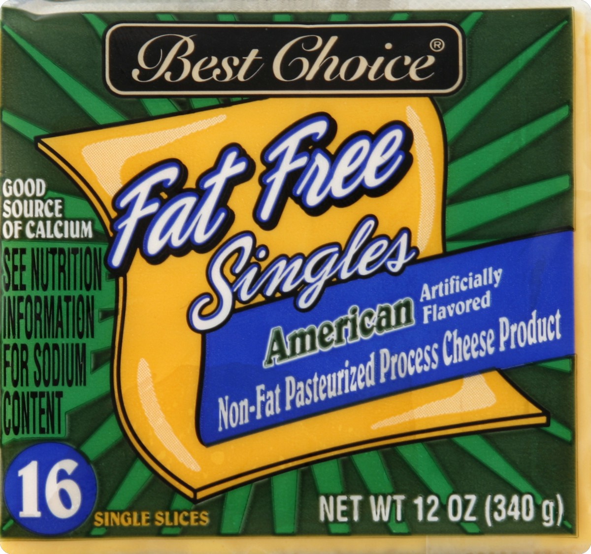 slide 5 of 5, Best Choice Fat Free American Singles, 10.67 oz