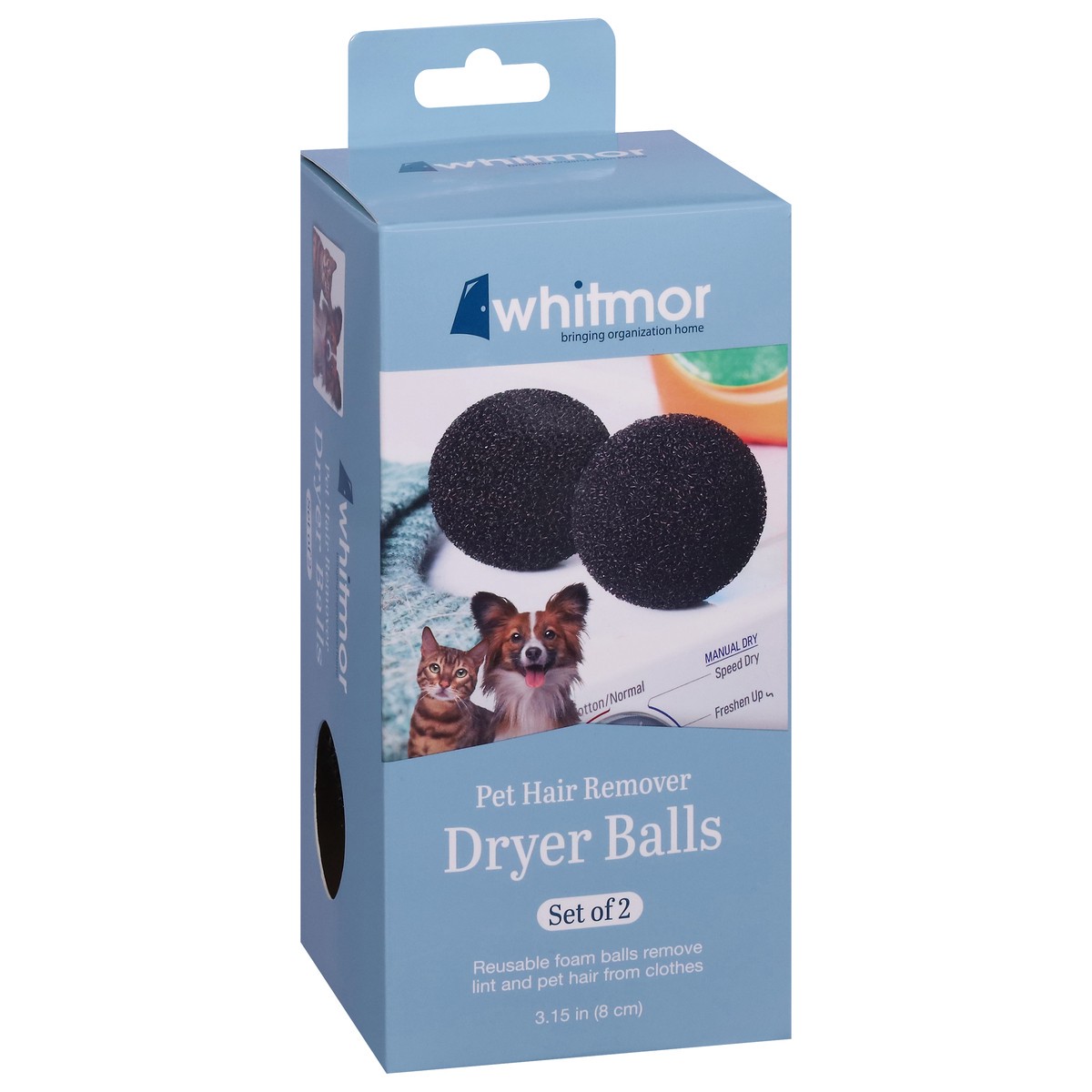 slide 10 of 10, Whitmor Pet Hair Remover Dryer Balls 2 ea, 2 ct