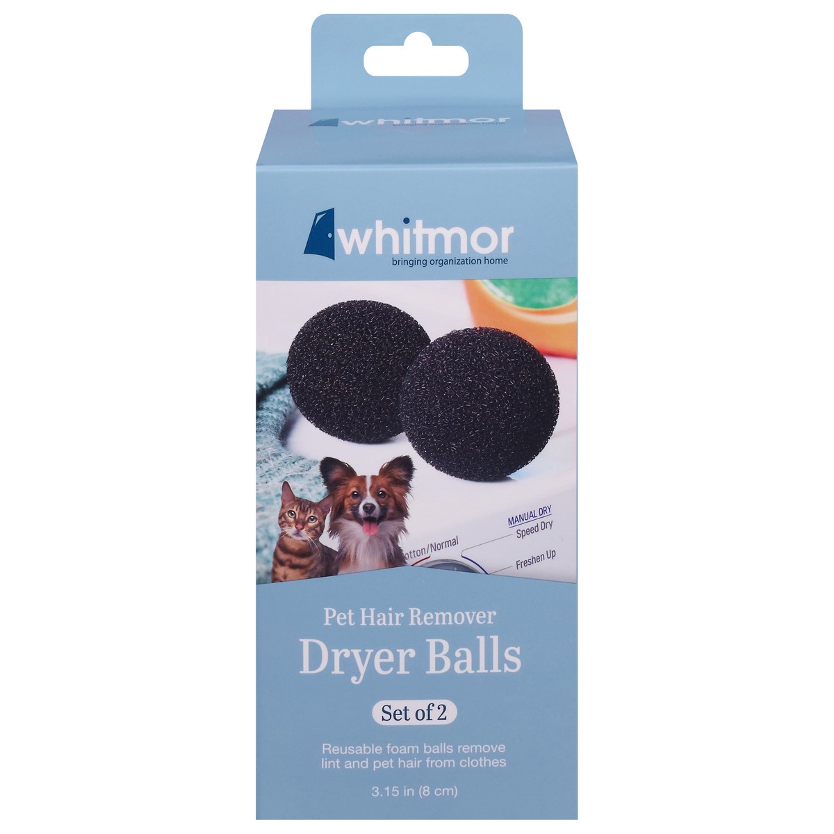 slide 1 of 10, Whitmor Pet Hair Remover Dryer Balls 2 ea, 2 ct