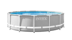 Intex 14 ft x 42 in Prism Frame Premium Pool Set