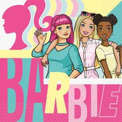 Unique Barbie Lunch Napkins