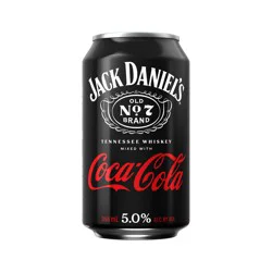 Jack Daniel's Mixed with Coca-Cola Tennessee Whiskey 4 - 355 ml Cans
