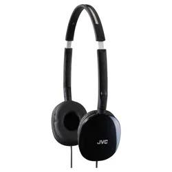 JVC Ha-S160 Flats On-Ear Headphones - Black