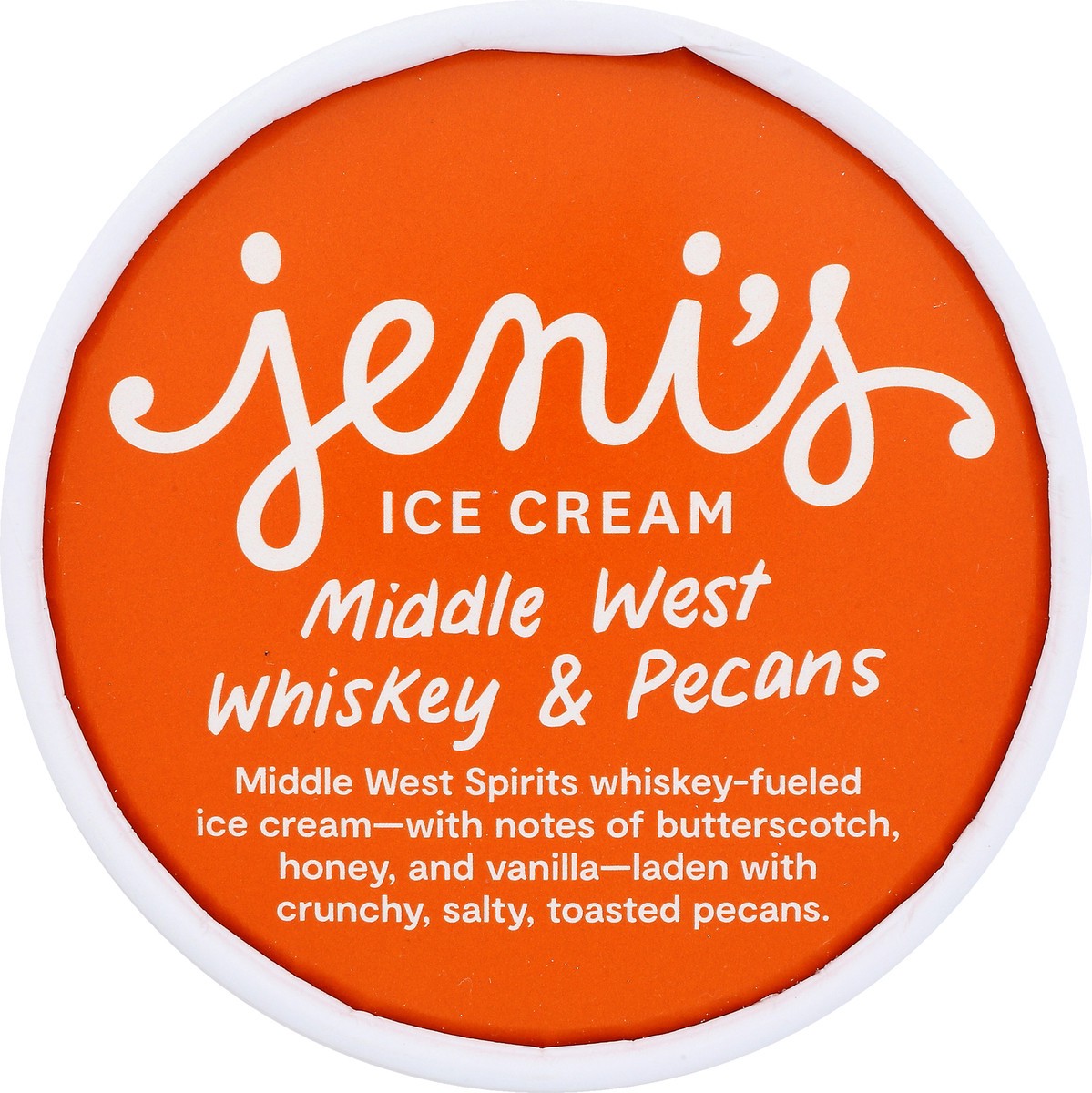 slide 4 of 10, Jeni's Middle West Whiskey & Pecan Ice Cream, 16 fl oz