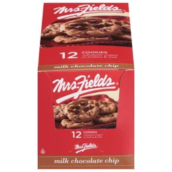 Mrs. Field's Milk Chocolate Chip Cookies 12 - 2.1 oz Cookies