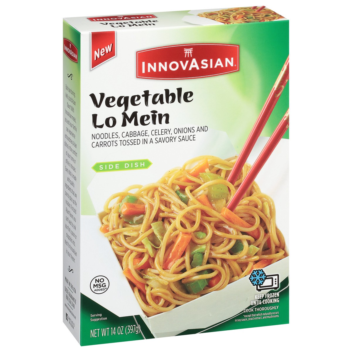 slide 7 of 9, InnovAsian Side Dish Vegetable Lo Mein 14 oz, 14 oz