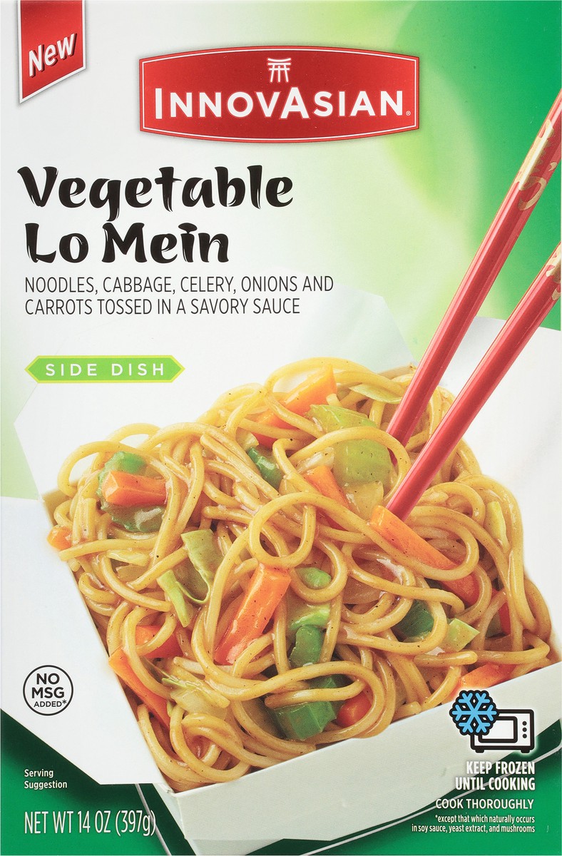 slide 5 of 9, InnovAsian Side Dish Vegetable Lo Mein 14 oz, 14 oz