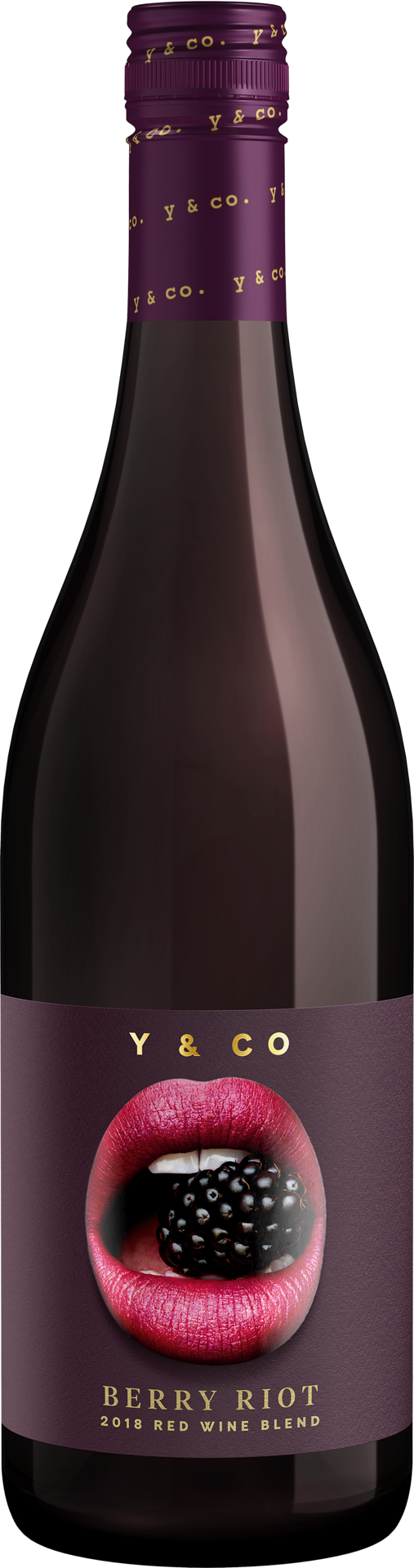 slide 1 of 5, Y & Co Berry Riot Red Blend Red Wine, 750 mL Bottle, 25.36 fl oz
