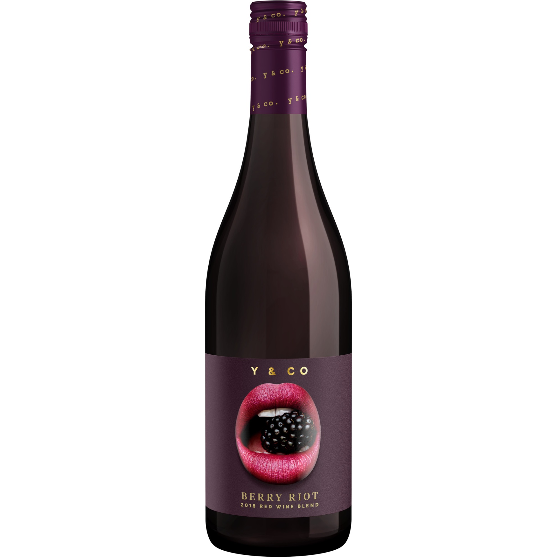 slide 1 of 1, Y & Co Berry Riot Red Blend Red Wine, 750 ml