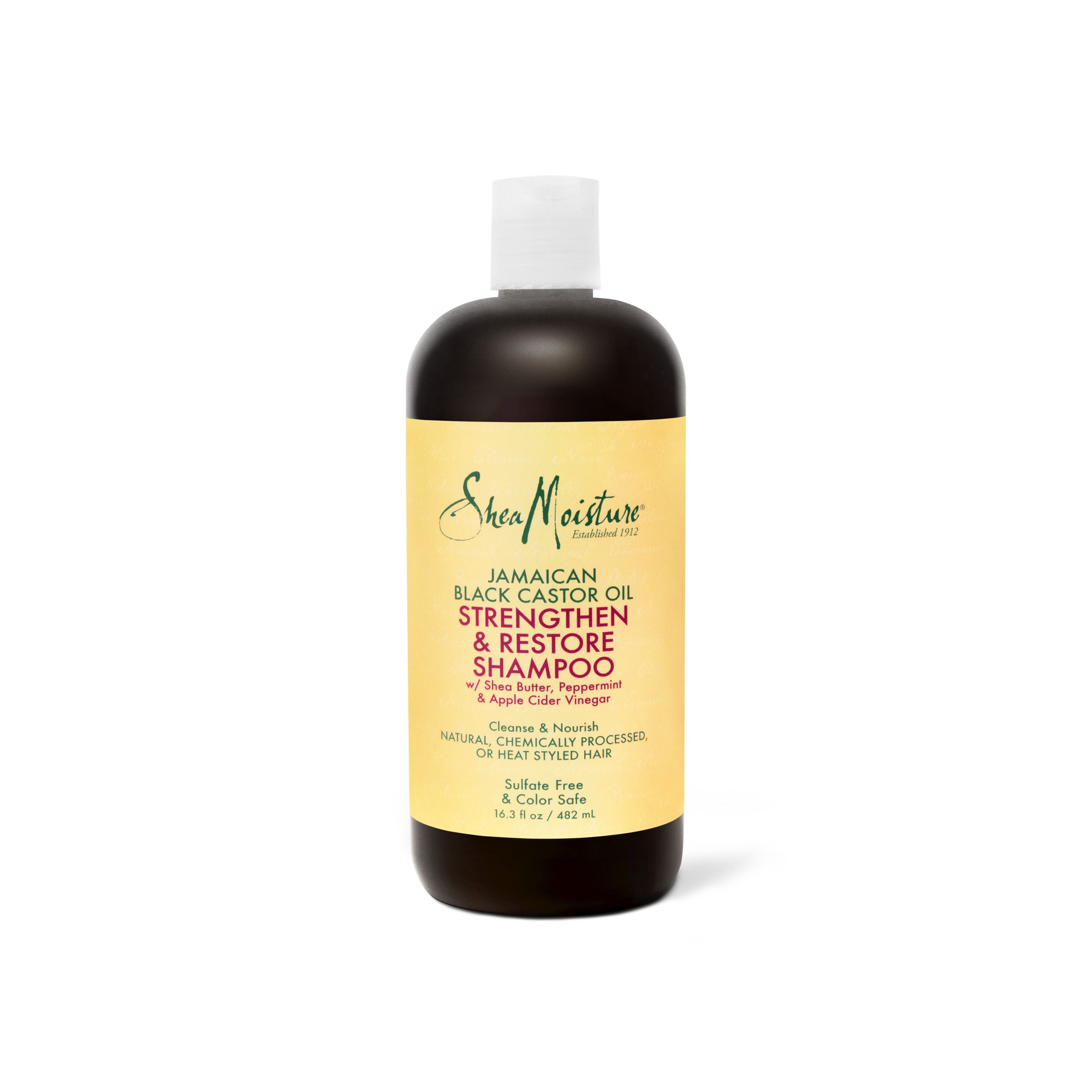 slide 1 of 1, SheaMoisture Jamaican Black Castor Oil Strengthen Grow Restore Shampoo, 16 oz