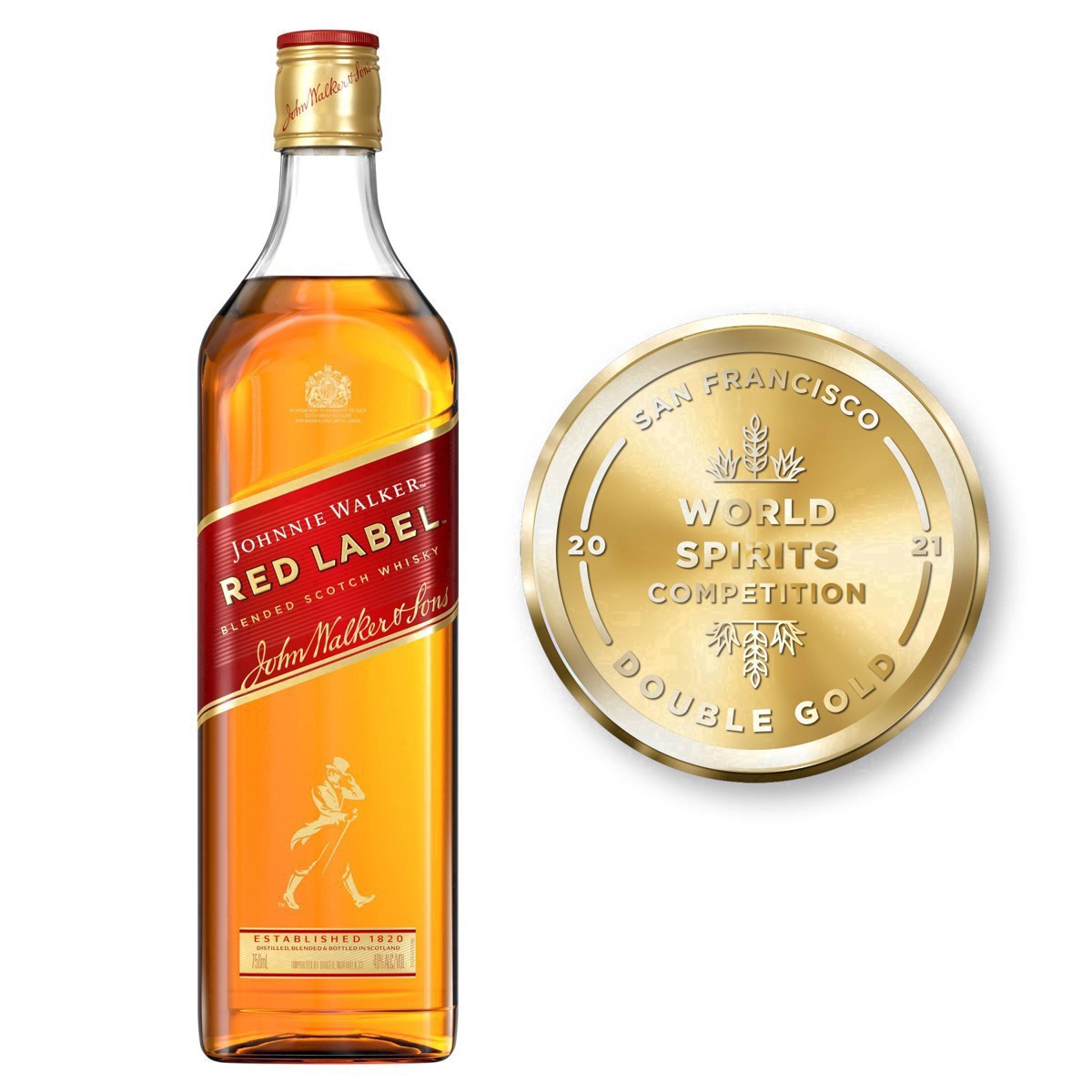 slide 24 of 38, Johnnie Walker Red Label Blended Scotch Whisky, 750 mL, 750 ml