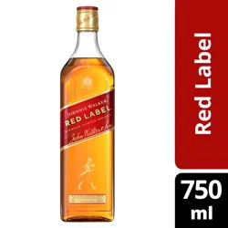 Johnnie Walker Red Label Blended Scotch Whisky, 750 ml
