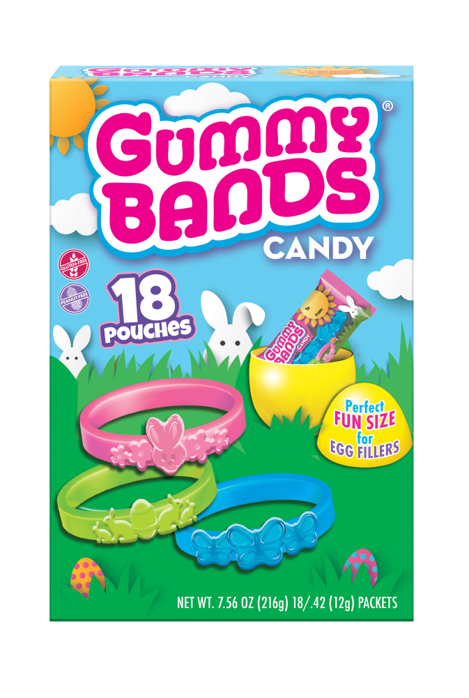 slide 1 of 1, Easter Gummy Bands, 1 ct