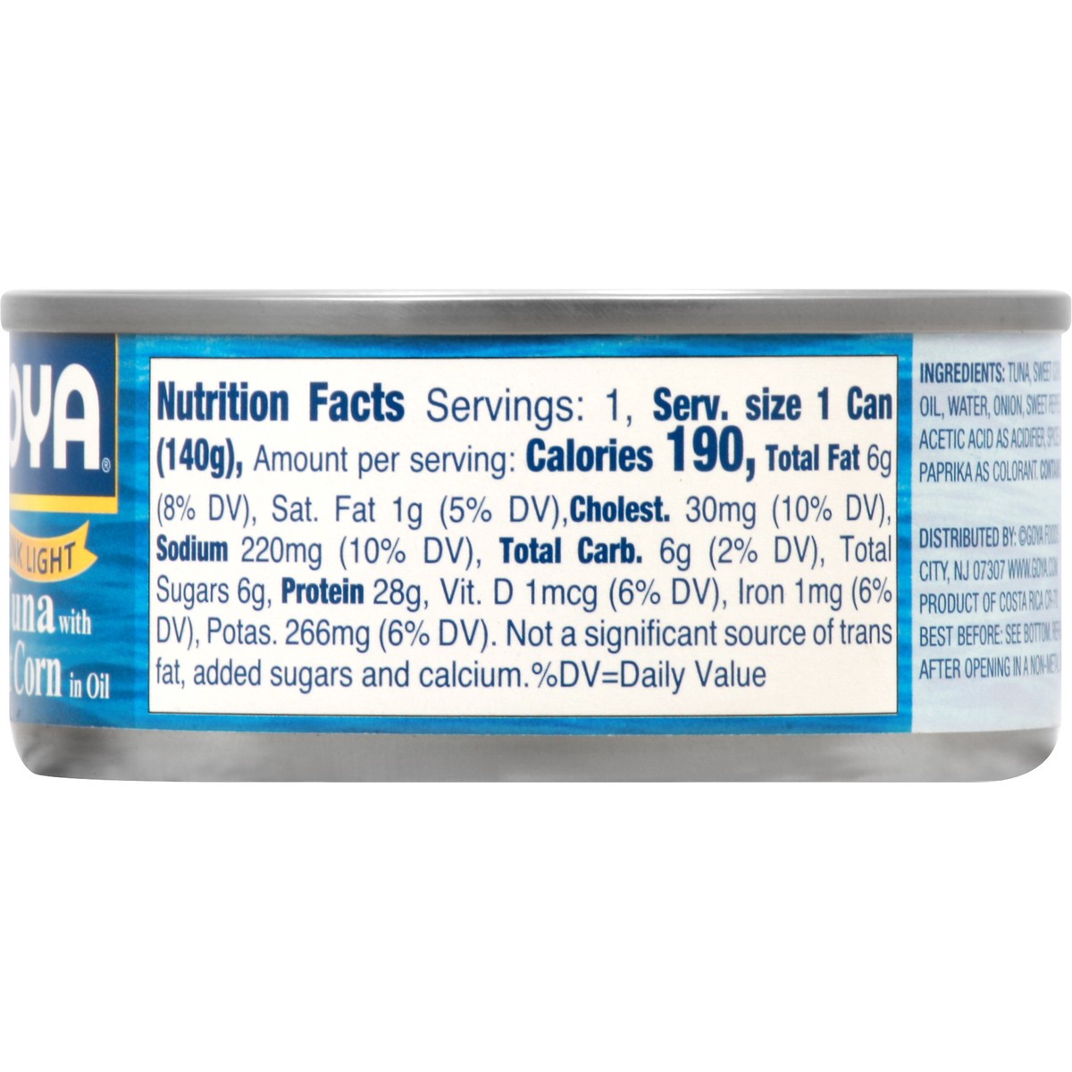 slide 2 of 8, Goya Tuna/Corn Atun/Elote, 4.94 oz