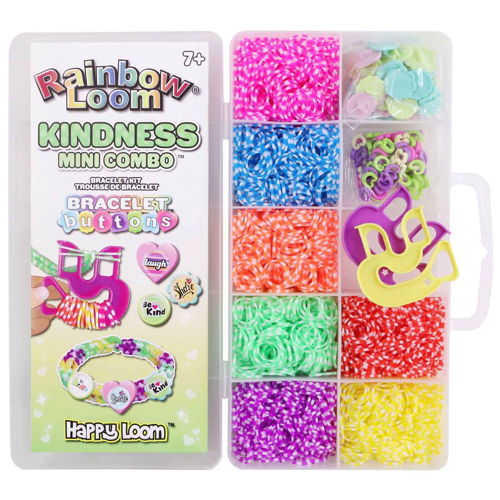 slide 3 of 4, Rainbow Loom Kindness Mini Combo Bracelet Kit, 2,282 ct