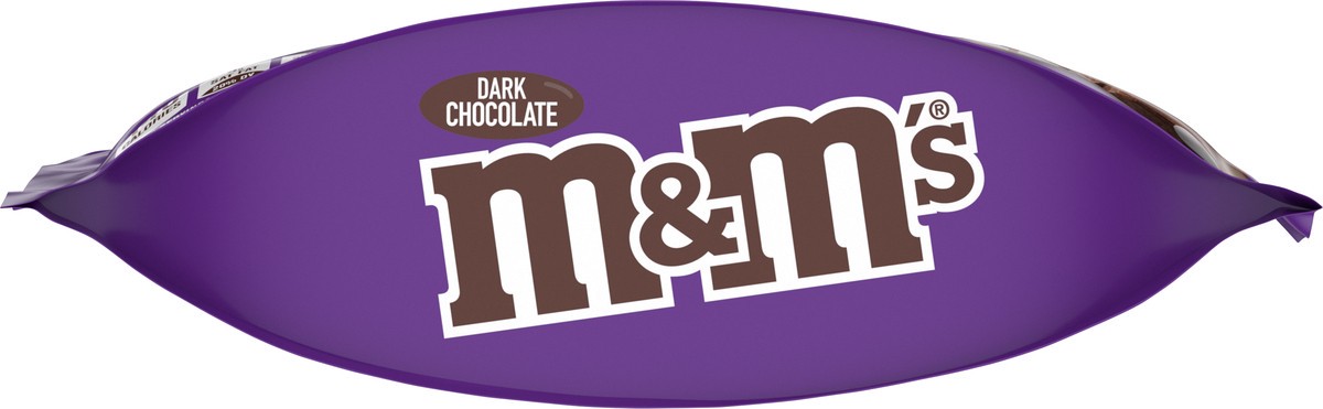 slide 6 of 9, M&M'S Dark Chocolate Candy, Sharing Size, 9.4 oz Resealable Candy Bag, 9.4 oz