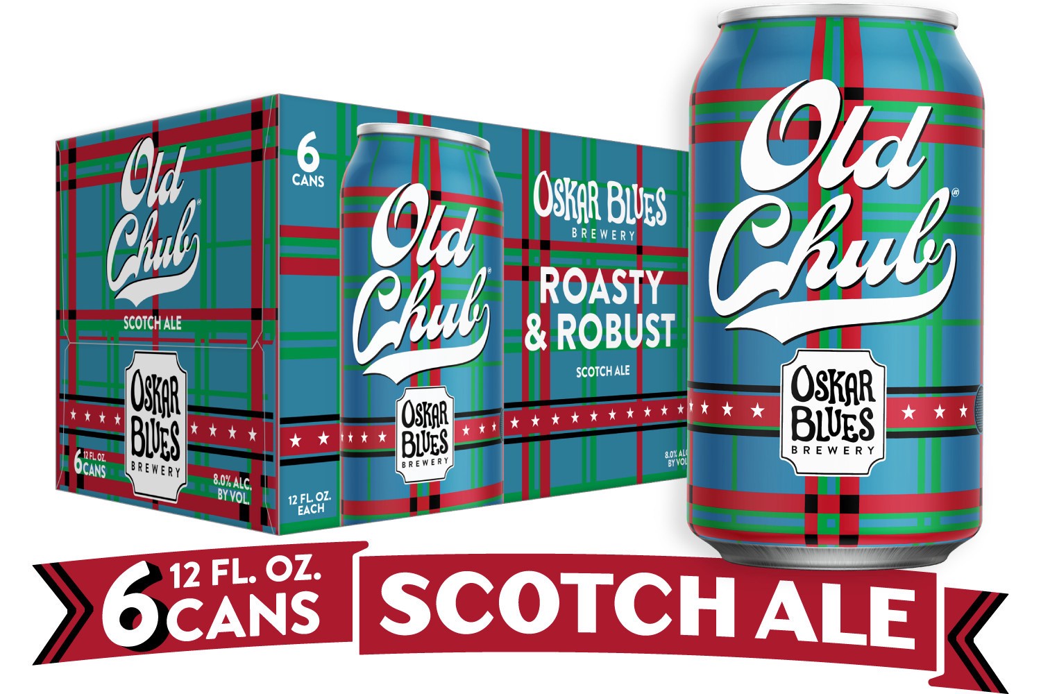 slide 3 of 10, Oskar Blues Old Chub Scotch Ale 6 Pack 12 oz can, 6 ct; 12 oz