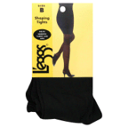 slide 1 of 1, L'eggs Shaping Tights Opaque Size B Black, 1 ct