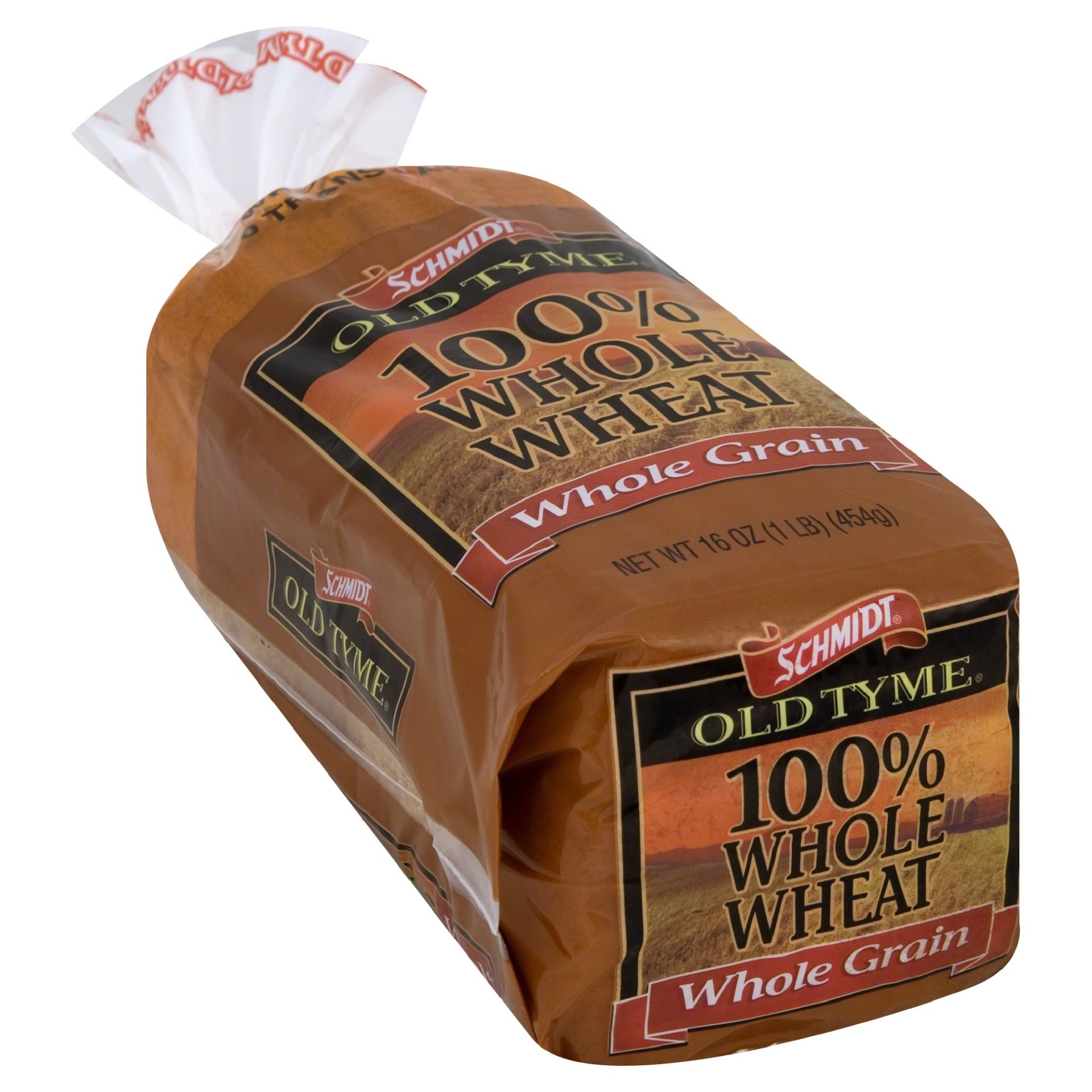 slide 1 of 1, Old Tyme 100% Whole Wheat Bread - 16oz, 16 oz