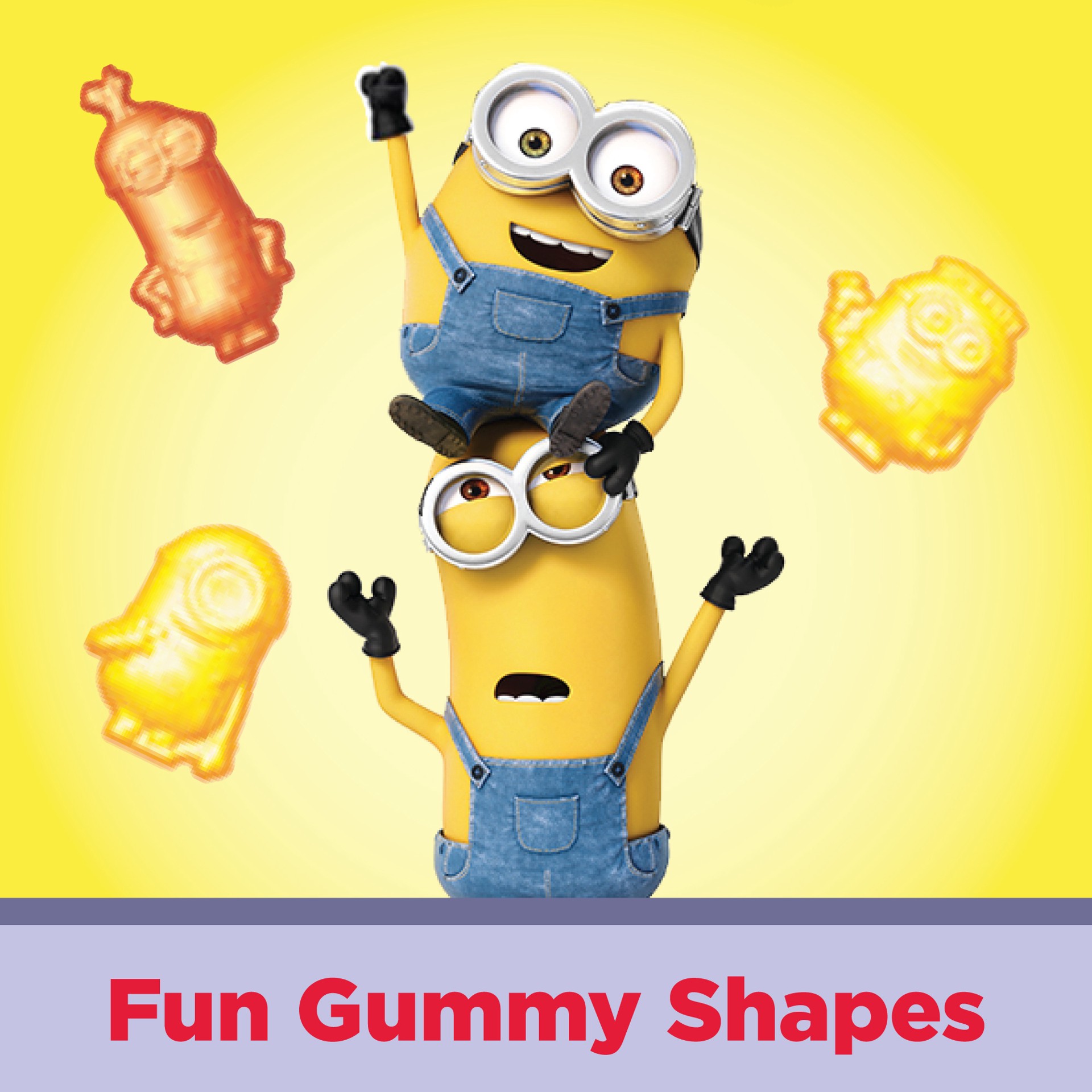 slide 2 of 4, L'il Critters Despicable Me Minion Multivitamin Gummies, 190ct, 190 ct