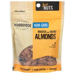 Woodstock Roasted and Salted Almonds 7.5 oz