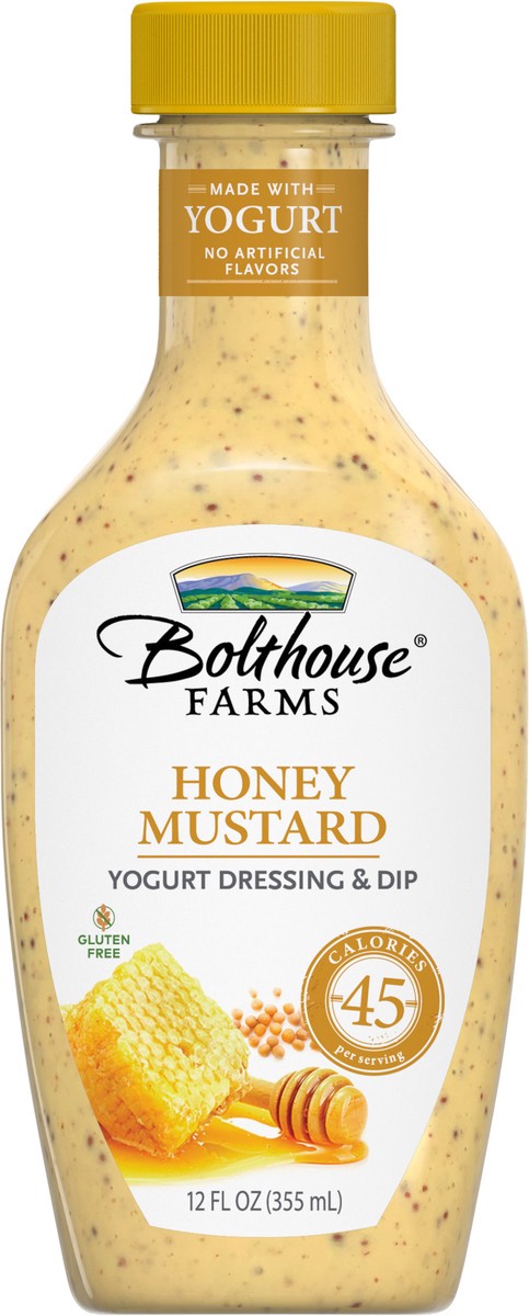 slide 3 of 5, Bolthouse Farms Honey Mustard Yogurt Dressing & Dip - 12 fl oz, 12 fl oz