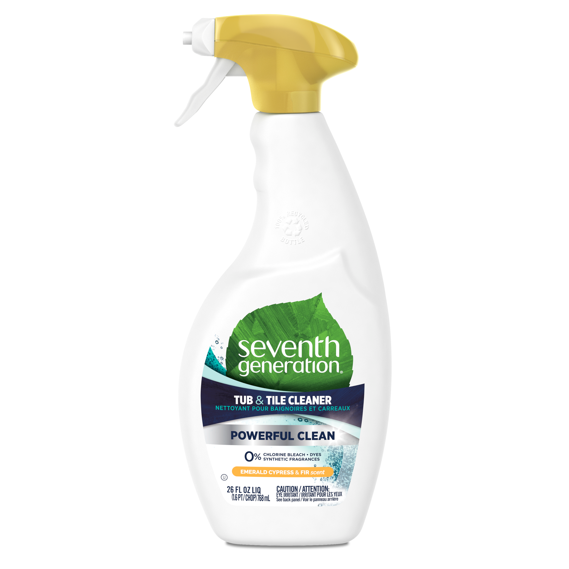 slide 1 of 2, Seventh Generation Tub & Tile Cleaner Emerald Cypress & Fir Scent, 26 oz, 32 fl oz