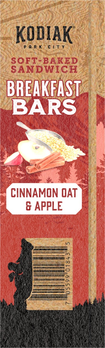 slide 3 of 12, Kodiak Cakes Breakfast Bar, Cinnamon Oat & Apple, 7.05 oz, 4 ct