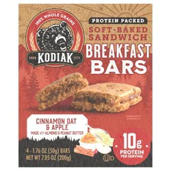Kodiak Cakes Breakfast Bar, Cinnamon Oat & Apple, 7.05 oz