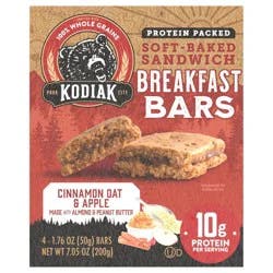 Kodiak Cakes Breakfast Bar, Cinnamon Oat & Apple, 7.05 oz