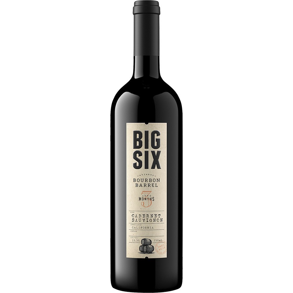 slide 1 of 1, Big Six Bourbon Barrel Cabernet, 750 ml
