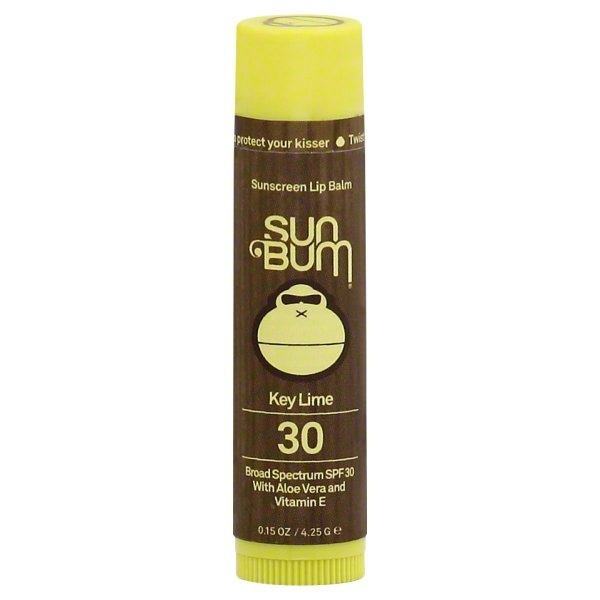 slide 1 of 1, Sun Bum.15oz. Sunscreen Lip Balm SPF Key Lime, 0.15 oz