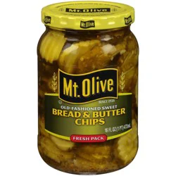 Mt. Olive Old-Fashioned Sweet Bread and Butter Pickle Chips