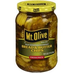 Mt. Olive Old-Fashioned Sweet Bread and Butter Pickle Chips