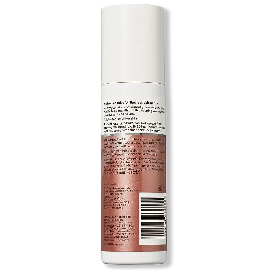 slide 3 of 5, No7 Stay Perfect Matte Fixing Mist, 3.38 oz