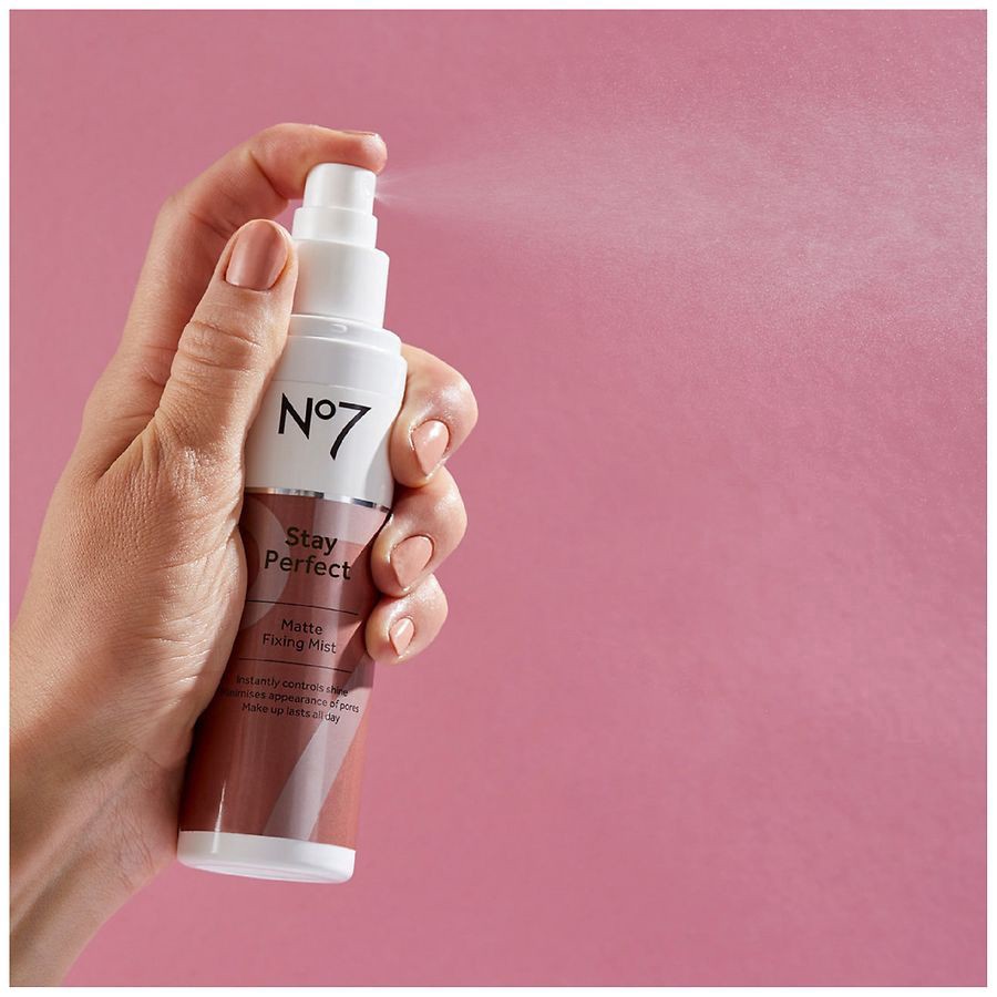 slide 4 of 5, No7 Stay Perfect Matte Fixing Mist, 3.38 oz
