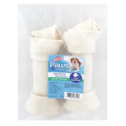 Paws Happy Life Plain Flavor Beefhide Bones For Dogs