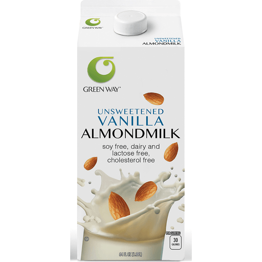 slide 1 of 1, Greenway Almondmilk Vanilla Unsweetened, 64 oz