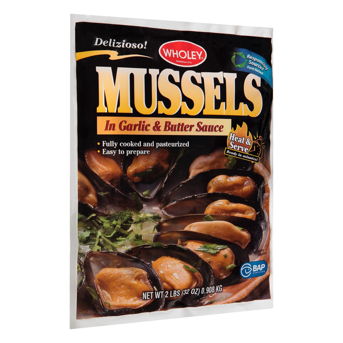 slide 5 of 13, Wholeys Mussels, 1 ct