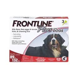 Frontline Plus Pet Insect Treatment for Extra Large Dogs 89-132Lb