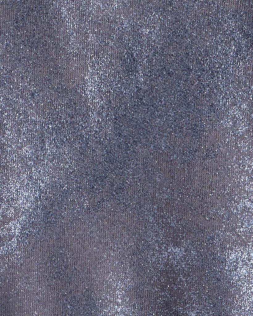 slide 2 of 2, Oshkosh Girls DayDream Fleece Metallic Sherpa Hoodie - Grey Grey 8, 1 ct