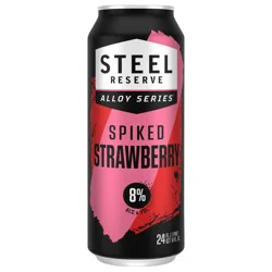 Steel Reserve Alloy Series Spiked Strawberry Beer 24 fl oz