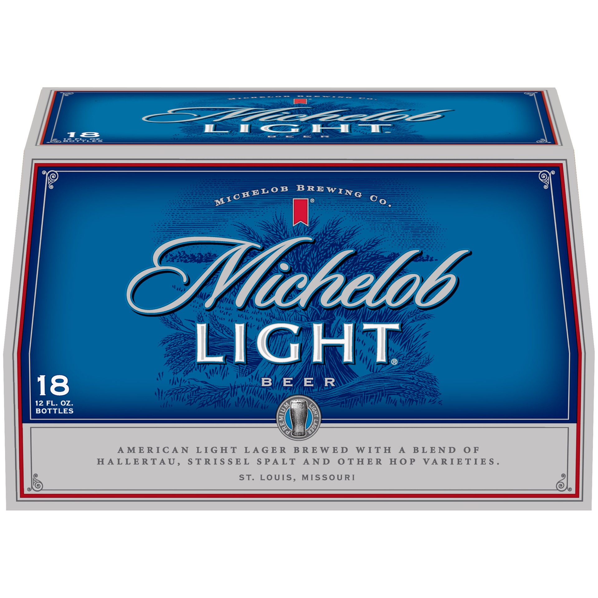 slide 2 of 3, Michelob Light Beer, 18 Pack 12 fl. oz. Bottles, 4.3% ABV, 18 ct; 12 fl oz