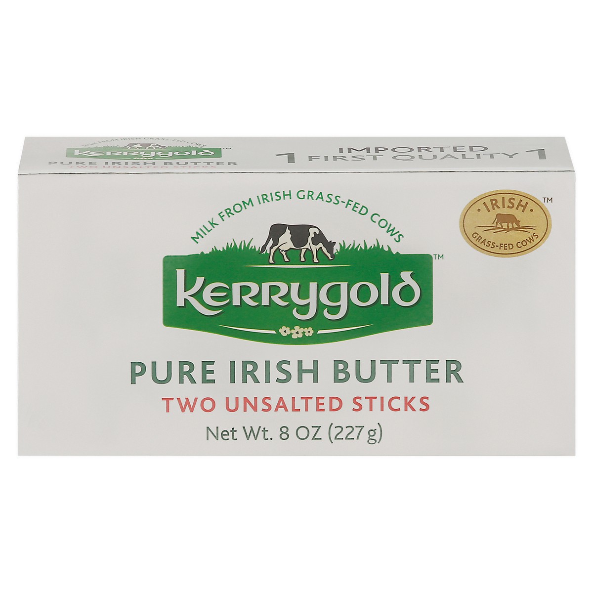 slide 1 of 7, Kerrygold Pure Irish Unsalted Butter Sticks 2 ea, 2 ct