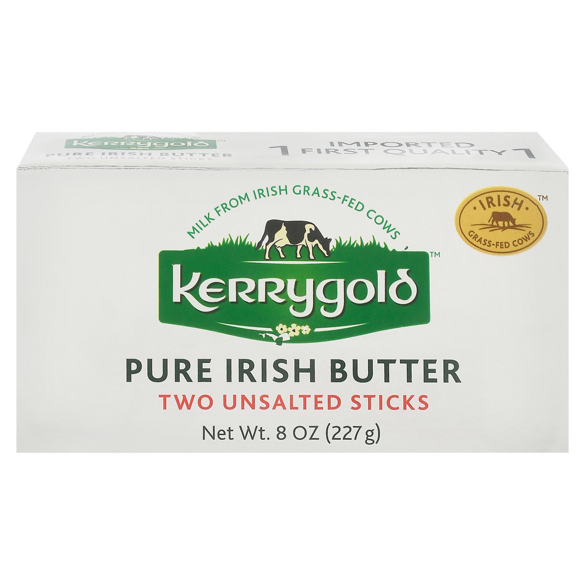 slide 1 of 7, Kerrygold Unsalted Pure Irish Butter Sticks, 8 oz