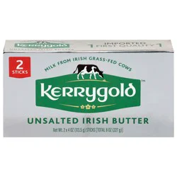 Kerrygold Pure Irish Unsalted Butter Sticks 2 ea