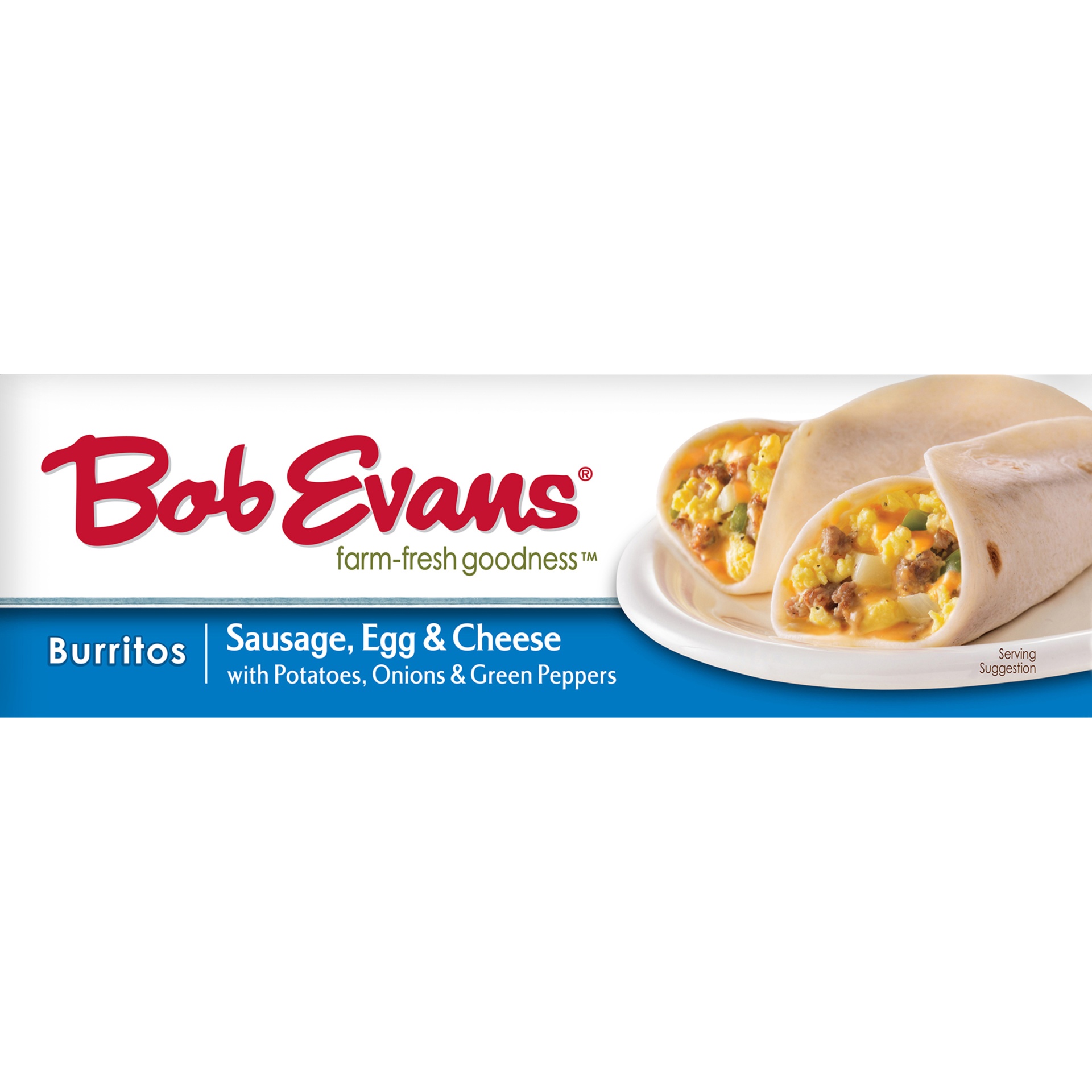 slide 4 of 8, Bob Evans Sausage, Egg & Cheese Burrito, 6 ct