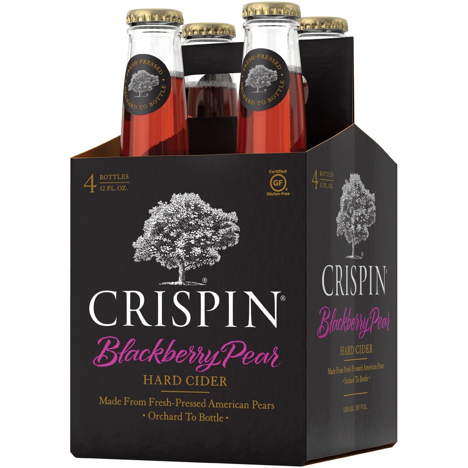 slide 1 of 1, Crispin Blackberry Pear Cider 4pkb, per lb