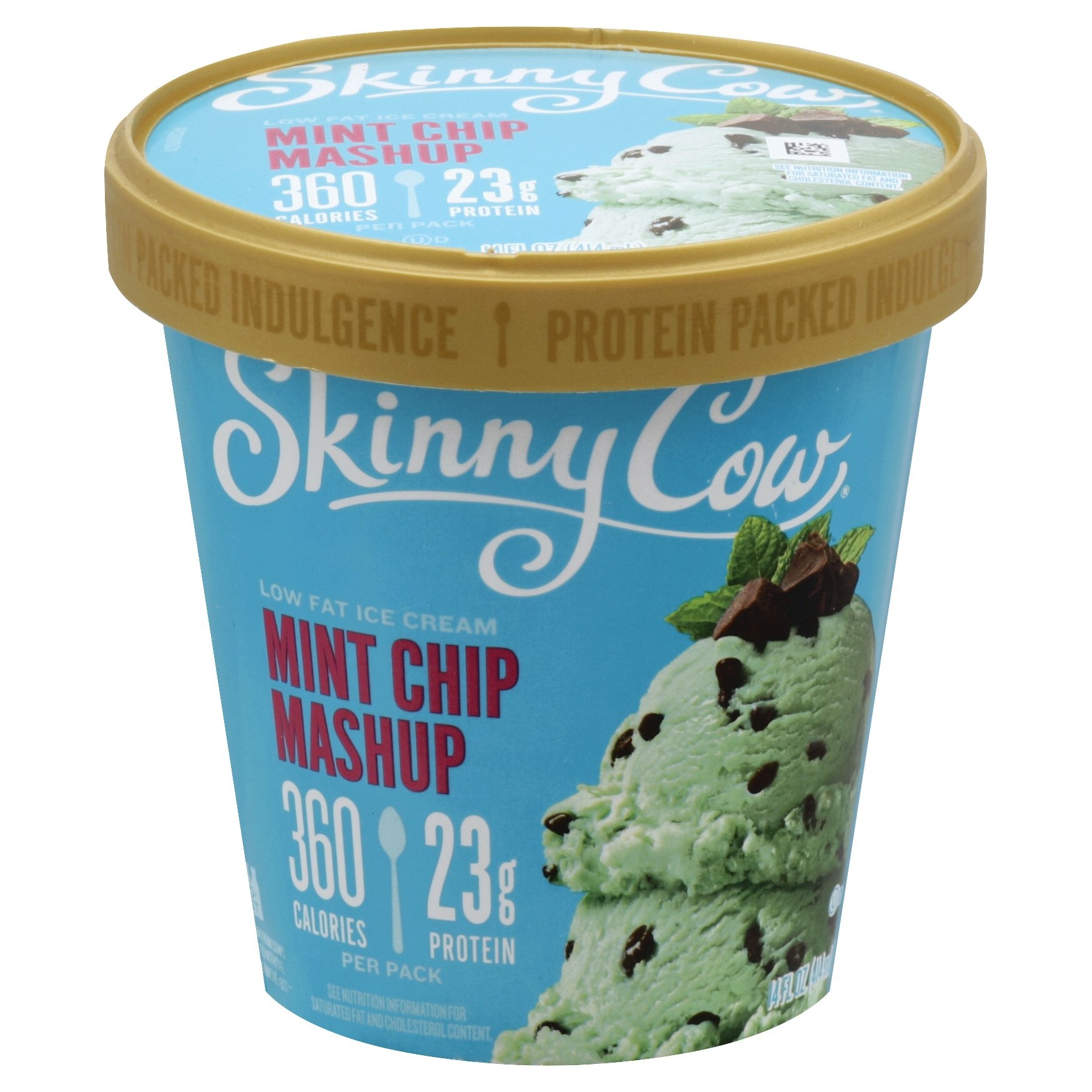 slide 1 of 6, Skinny Cow Mint Chip Mashup Ice Cream, 14 fl oz