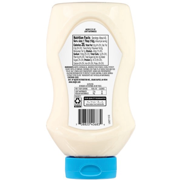 slide 4 of 5, Meijer Squeeze Mayonnaise, 22 oz